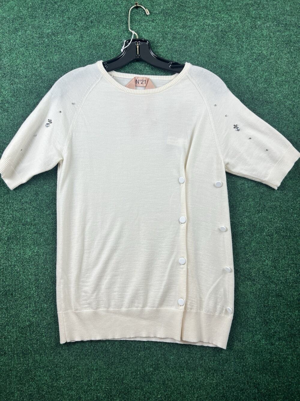 N°21 Ivory Crewneck Sweater